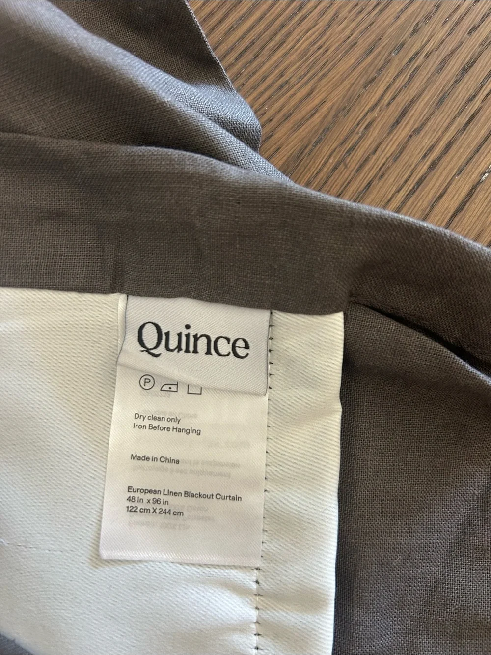 Quince Charcoal Blackout Curtain Panels - 2-Pack BRAND NEW!
